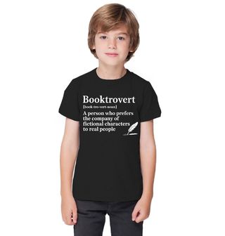 Obrázek 1 produktu Dětské tričko Knižní introvert Booktrovert