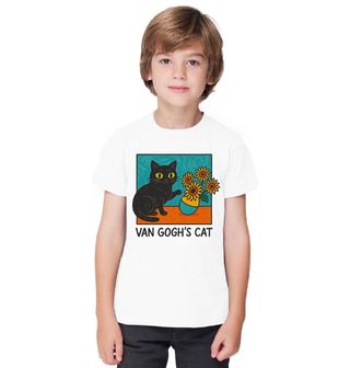 Obrázek 1 produktu Dětské tričko Kočka Vincenta van Gogha
