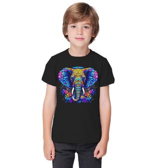 Obrázek 1 produktu Dětské tričko Slon indický Sloní Mandala