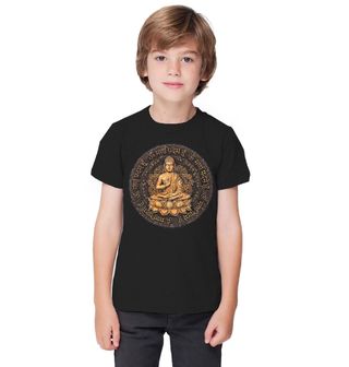 Obrázek 1 produktu Dětské tričko Zlatý Buddha a Mantra