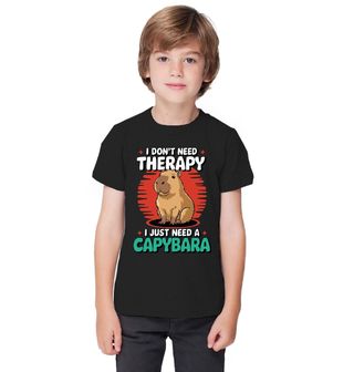 Obrázek 1 produktu Dětské tričko Kapybara místo terapie