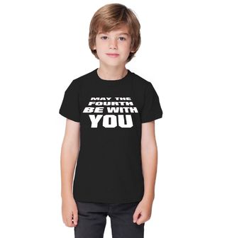 Obrázek 1 produktu Dětské tričko Čtvrtý květen ať je s tebou Star Wars Day