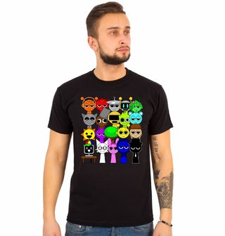Obrázek 1 produktu Pánské tričko Incredibox Sprunki Postavy