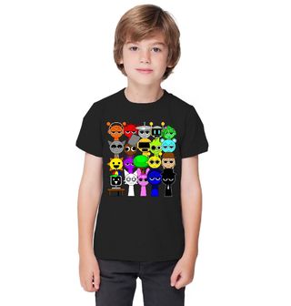 Obrázek 1 produktu Dětské tričko Incredibox Sprunki Postavy