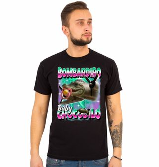 Obrázek 1 produktu Pánské tričko Baby Bombardiro Crocodilo s Dudlíkem