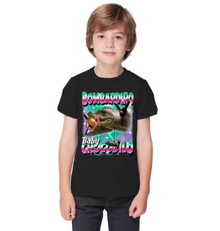 Obrázek 1 produktu Dětské tričko Baby Bombardiro Crocodilo s Dudlíkem