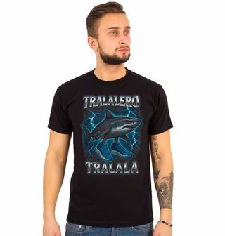 Obrázek 1 produktu Pánské tričko Elektrický Žralok Tralalero Tralala