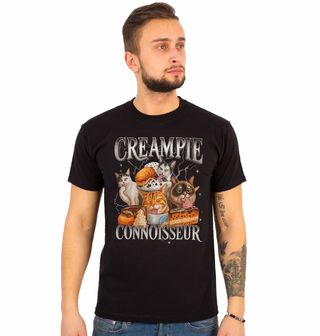 Obrázek 1 produktu Pánské tričko Kočičí Mlsoun Creampie Connoisseur