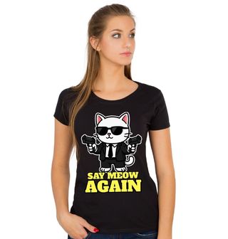 Obrázek 1 produktu Dámské tričko Kočičí Střelec Say Meow Again