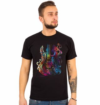 Obrázek 1 produktu Pánské tričko Psychedelická Kytara