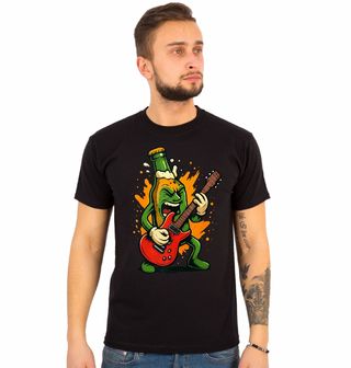 Obrázek 1 produktu Pánské tričko Pivní Rocková Kytara