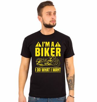 Obrázek 1 produktu Pánské tričko Jsem motorkář! Dělám si, co chci!