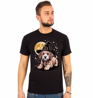 Obrázek 1 produktu Pánské tričko Čarodějův pes Goldendoodle