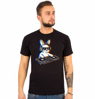 Obrázek 1 produktu Pánské tričko DJ Králík Glitch Bunny