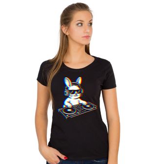 Obrázek 1 produktu Dámské tričko DJ Králík Glitch Bunny