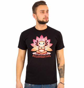 Obrázek 1 produktu Pánské tričko Meditující Axolotl Relaxoloting