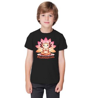 Obrázek 1 produktu Dětské tričko Meditující Axolotl Relaxoloting
