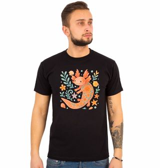 Obrázek 1 produktu Pánské tričko Květinový Axolotl mexický