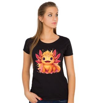 Obrázek 1 produktu Dámské tričko Usměvavý Axolotl mexický