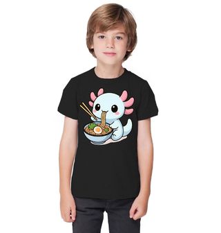 Obrázek 1 produktu Dětské tričko Hladový Axolotl s Ramenem