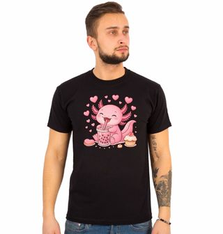 Obrázek 1 produktu Pánské tričko Axolotl mexický s Bubble Tea