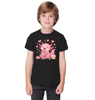 Obrázek 1 produktu Dětské tričko Axolotl mexický s Bubble Tea