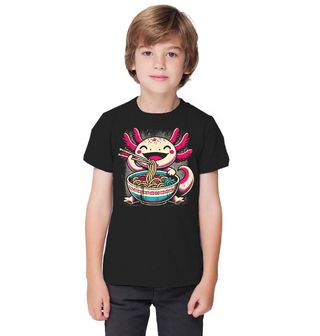 Obrázek 1 produktu Dětské tričko Axolotl mexický a Ramen