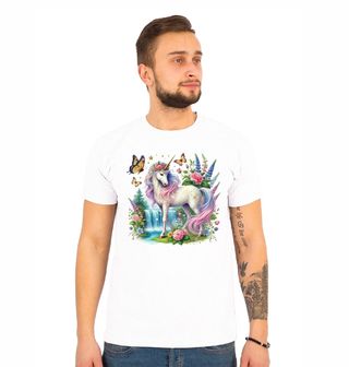 Obrázek 1 produktu Pánské tričko Jednorožec u Vodopádu