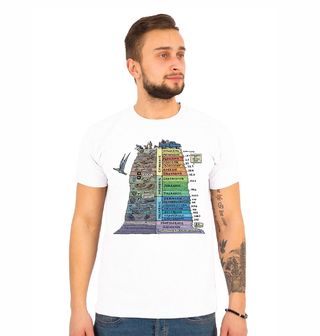 Obrázek 1 produktu Pánské tričko Geologická časová osa