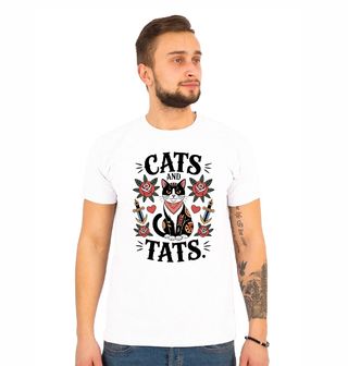Obrázek 1 produktu Pánské tričko Kočka s Tetováním Cats and Tats