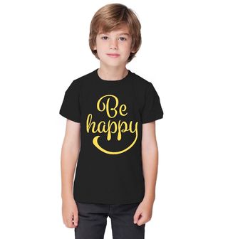 Obrázek 1 produktu Dětské tričko Buď šťastný s úsměvem Be Happy Emoji