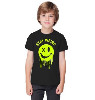 Obrázek 1 produktu Dětské tričko Buď divný Rozteklý Smajlík Melting Smiley Stay Weird