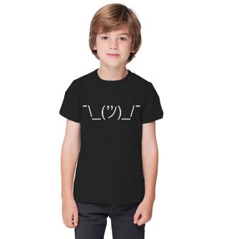 Obrázek 1 produktu Dětské tričko ¯\_(ツ)_/¯  Shrug Emoji