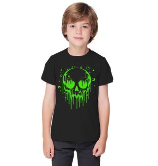 Obrázek 1 produktu Dětské tričko Neonová Lebka Kapka smrti Neon Toxic Skull