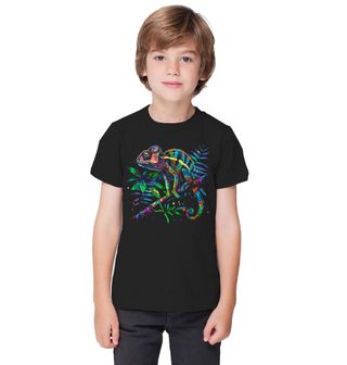 Obrázek 1 produktu Dětské tričko Neonový Chameleon Neon Chameleon 
