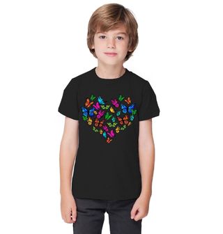 Obrázek 1 produktu Dětské tričko Srdce z Motýlů Butterfly Heart