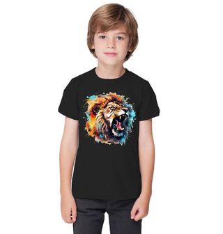 Obrázek 1 produktu Dětské tričko Rozzuřený Lev Colorful Lion