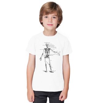 Obrázek 1 produktu Dětské tričko Anatomie kostlivce Anatomy of  Skeleton