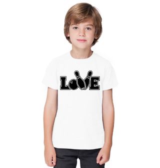 Obrázek 1 produktu Dětské tričko Láska k bowlingu LOVE