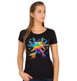 Obrázek 1 produktu Dámské tričko Duhový Axolotl mexický
