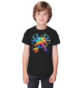 Obrázek 1 produktu Dětské tričko Duhový Axolotl mexický