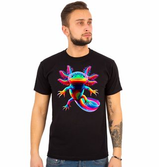 Obrázek 1 produktu Pánské tričko Barevný Podvodní Axolotl