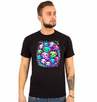 Obrázek 1 produktu Pánské tričko Hejno Axolotlích Mláďat