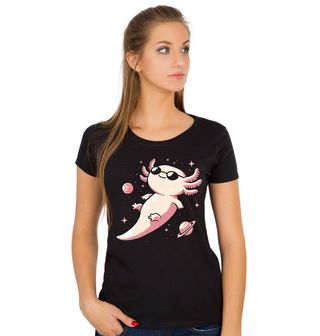 Obrázek 1 produktu Dámské tričko Kosmický Axolotl mexický