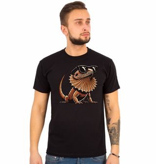 Obrázek 1 produktu Pánské tričko Agama vousatá s brýlemi Bearded Dragon