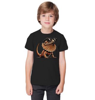 Obrázek 1 produktu Dětské tričko Agama vousatá s brýlemi Bearded Dragon
