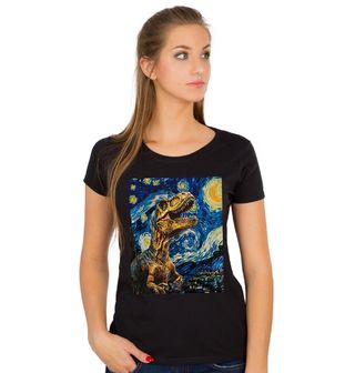 Obrázek 1 produktu Dámské tričko T-Rex ve Hvězdné noci