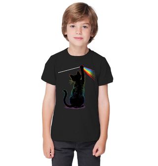 Obrázek 1 produktu Dětské tričko Duhová Kočka Dark Side of the Moon