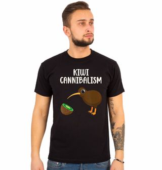 Obrázek 1 produktu Pánské tričko Pták Kivi Kanibal Kiwi Cannibalism
