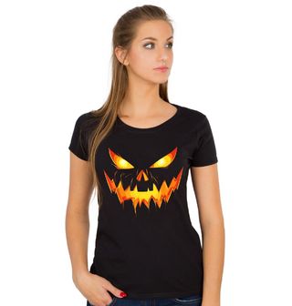 Obrázek 1 produktu Dámské tričko Hororová Dýně Jack O' Lantern